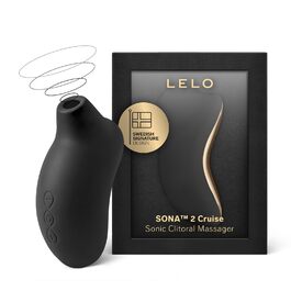 LELO Sona 2 Cruise - вібратор клітора для жінок з технологією SonicPulse™, чорний