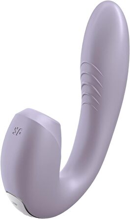 Satisfyer Sunray Connect App Rabbit - вібратор-кролик з підключенням до додатку | Стимуляція клітора та G-точки | Водонепроникний (IPX7) | Перезаряджуваний | З високоякісного силікону | Інтимний масажер для жінок (фіолетовий)