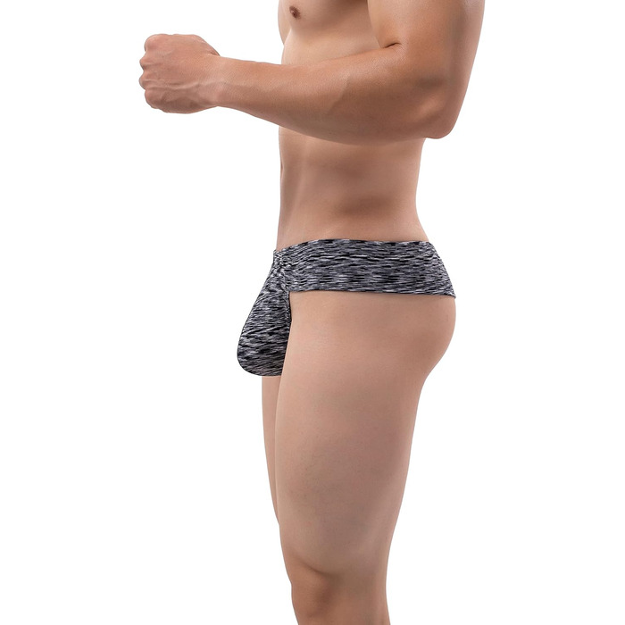 iKingsky чоловіча танга білизна (6 шт.) - смугаста, сексуальна, з низькою талією | Boxershorts для чоловіків