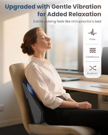 Масажер для шиї та спини COMFIER: Shiatsu 4D розминаючий масажер з підігрівом для ніг та м'язів, чорний
