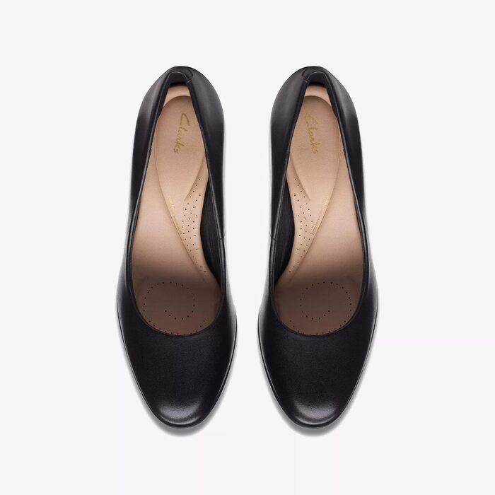 Жіночі туфлі-човники Clarks Freva85 Court, чорні, розмір 42 EU