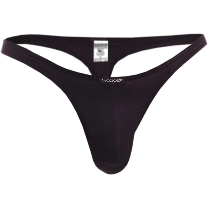 WOJOER Beun Базова стрічка для пляжу та нижньої білизни, еластична, легка, дихаюча, дизайнерський клубний одяг від інноваційного бренду, виготовлено в Німеччині, чорний колір