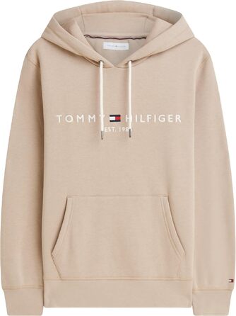 Чоловічий худі Tommy Hilfiger з капюшоном та логотипом, колір Beige Batique Khaki, розмір M