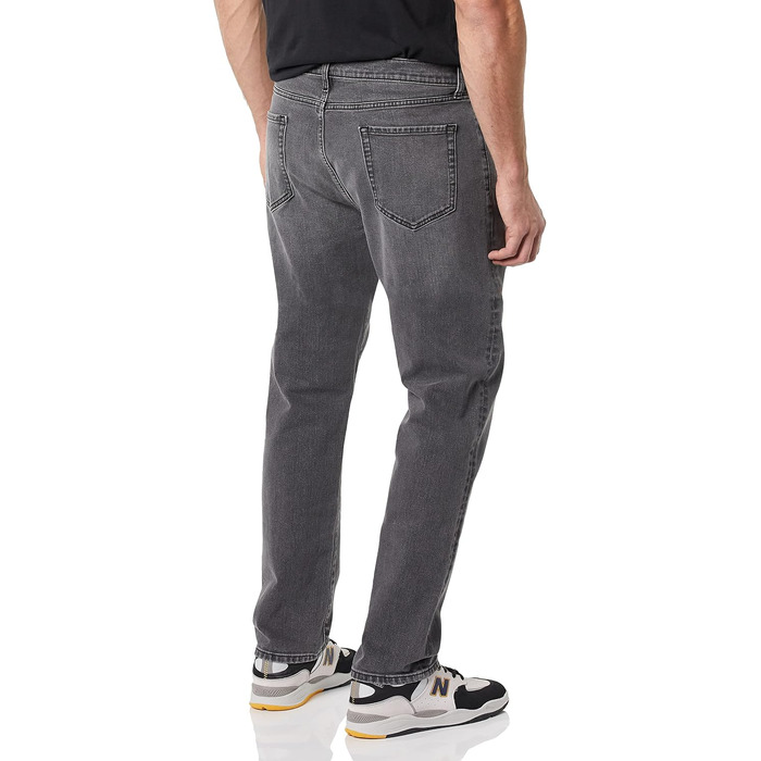 Чоловічі джинси Amazon Essentials Athletic Fit зі стрейчем, сірий вимитий колір (29W / 29L)