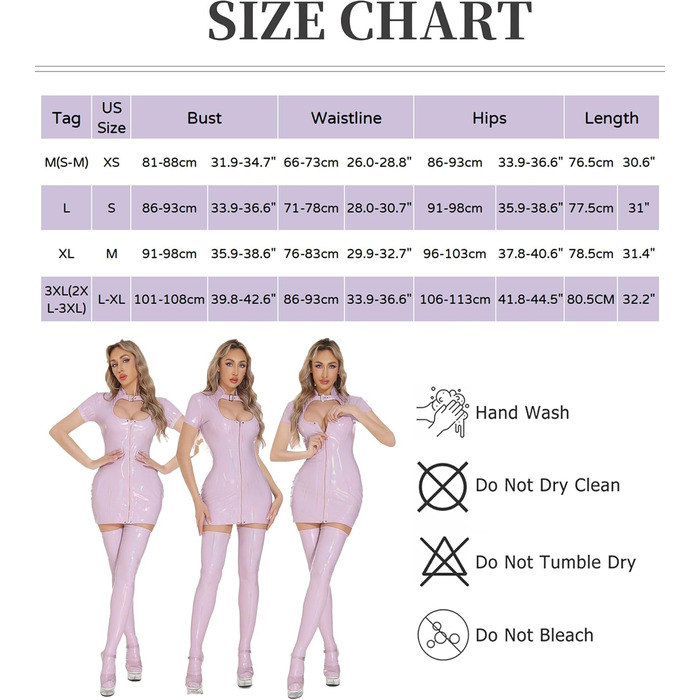 Боді з PU шкіри Happy Cherry Daen - сексуальний блискучий латексний бодікон, мокрий ефект (світло-фіолетовий, S)