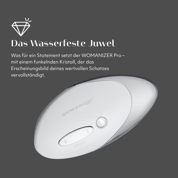 Womanizer PRO W500 - вібратор для стимуляції клітора, GOLD EDITION, 12 режимів, водонепроникний