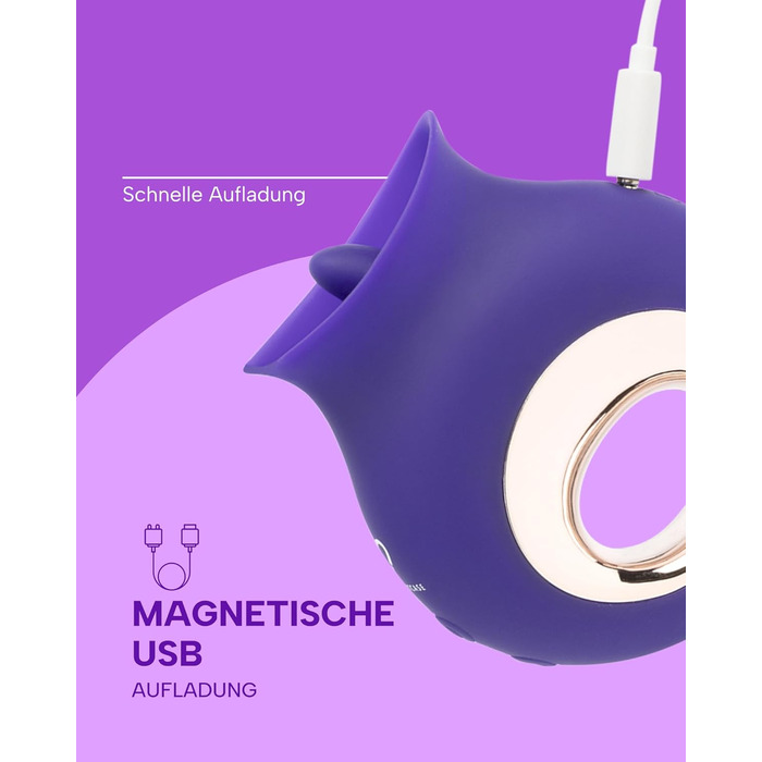 Вібратор для клітора MySecretCase з 9 режимів, USB, для жінок та пар