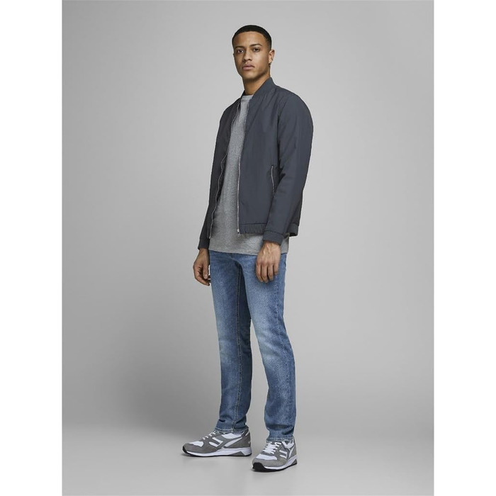 Чоловічі джинси Jack & Jones JJORIGINAL Slim Fit синього кольору (33W / 30L)