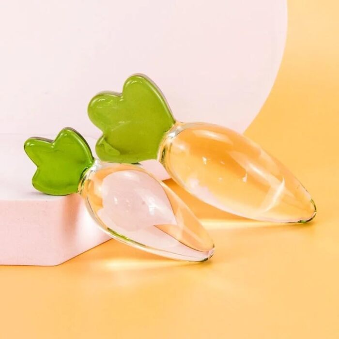 Анальний плаг Karotte Glas: плаг для анусу з скла, іграшка для дорослих
