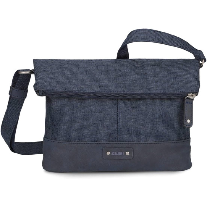 Жіноча сумка-месенджер Zwei Olli OT6 Rolltop, водовідштовхуюча крос-боді сумка через плече, 2.4 л, двоколірна (Navy)