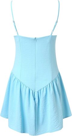 SRZYMJ Сексуальне нічне вбрання для жінок - прозора мереживна піжама/сорочка/нічна сорочка з танго (A3-блакитний, L)