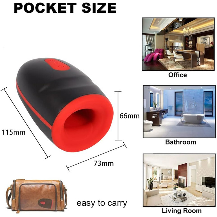 Електричний мастурбатор для чоловіків з 6 режимами вібрації, автоматичний стакан, SM еротичний стимулятор