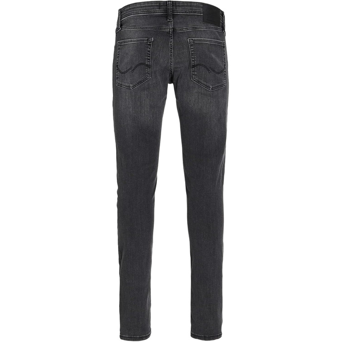Чоловічі джинси Slim Fit Jack & Jones JJIGLENN чорного кольору, денім
