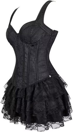 Сукня-корсет з відкритими плечима, чорна, для вечірок та фотосесій, XXL