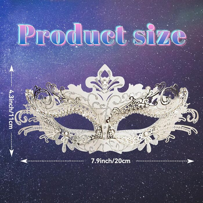 Венеціанська маска Goenb для жінок, маска для карнавалу, маска Фантома опери, сексуальна маска кажана, срібна маска для Хелловіну, карнавалу, косплею