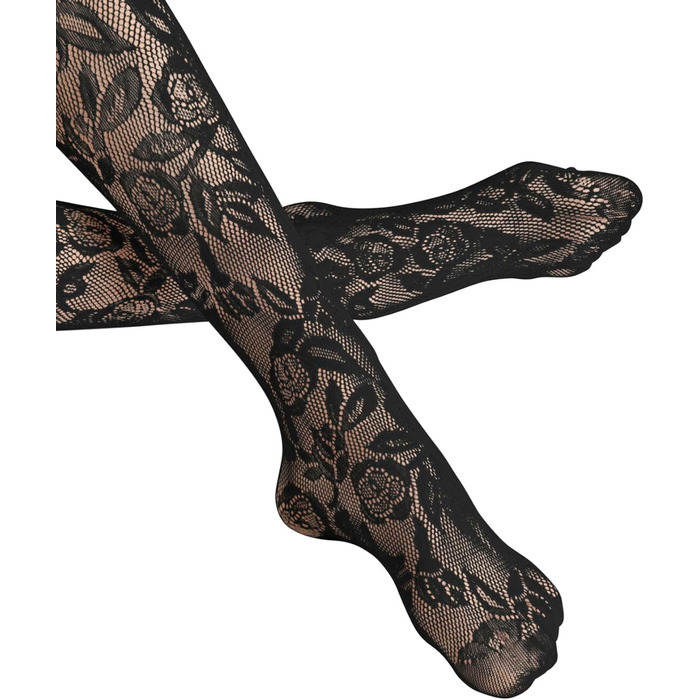 Шкарпетки-шкарпетки Falke x Kaviar Gauche для жінок, прозорі, розкішні, для весілля, без гумки, з тонким швом на носку, м'яка тканина, 1 шт., Білий Pearl 2036 Lace (S, Чорний Black 3009 Lace)