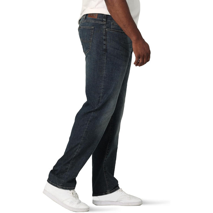 Чоловічі джинси Lee Big and Tall Extreme Motion Relaxed Straight Maverick, 44W / 32L