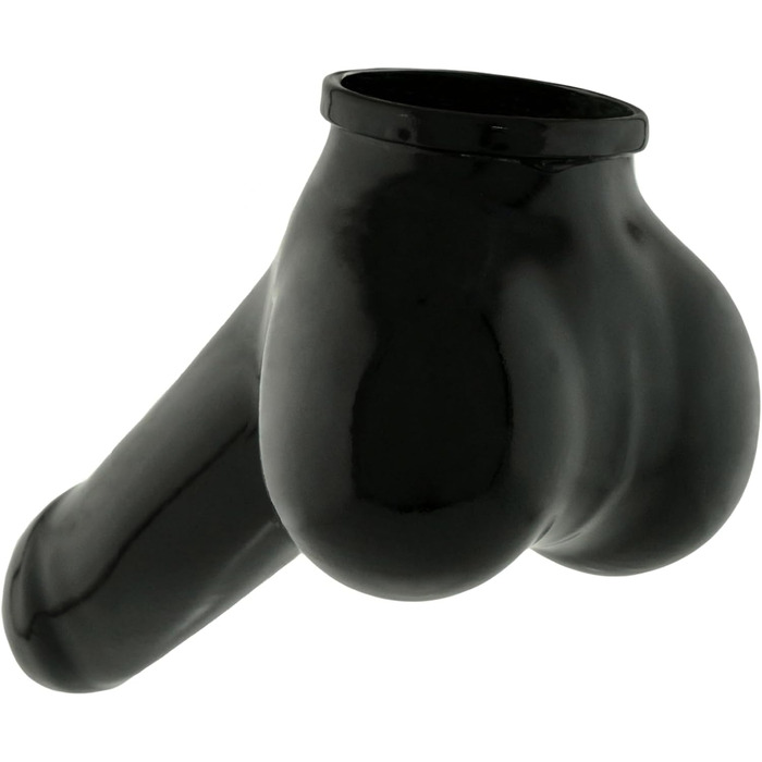 Чохол для пеніса з латексу M - 13 см, чорний, виготовлено в Німеччині