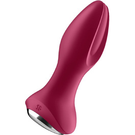 Satisfyer Rotator Plug 1 Connect: вібруючий анальний плагін з Bluetooth | Ротаційні перлини, водонепроникний (IPX7) | Для чоловіків та жінок