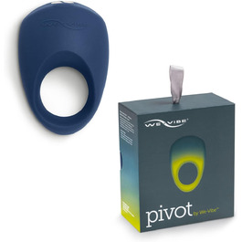 We-Vibe Pivot - вібруючий кільцевий масажер для чоловіків з силікону, Bluetooth, водонепроникний, блакитний