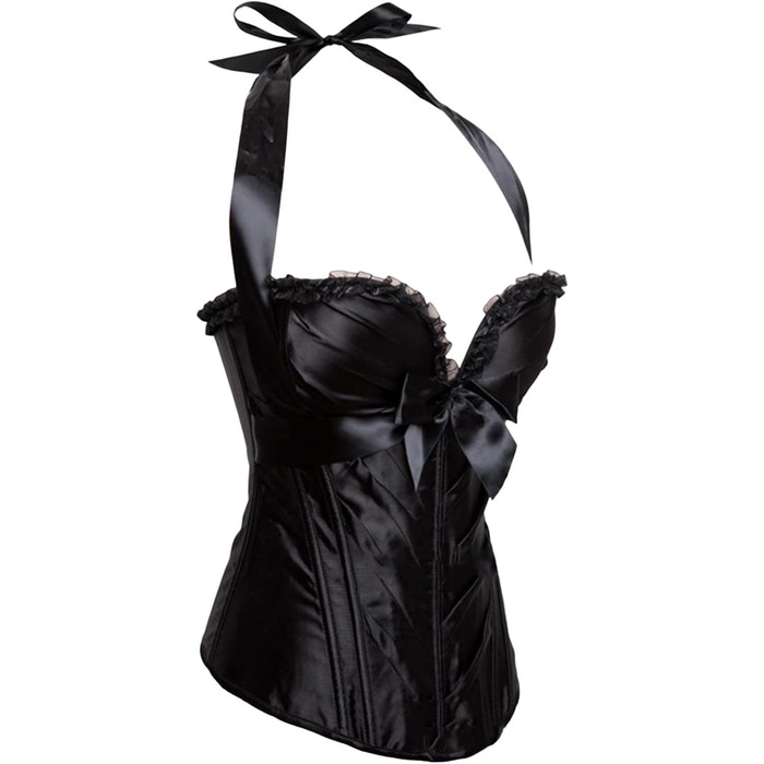 Жіночий корсетний топ: вінтажний стиль, середньовіччя, Ренесанс, квітковий принт, регульовані бретелі, шнурівка, ромбічний візерунок, корсет, корсаж, бюстгальтер, аксесуар для суконь, чорний, розмір S