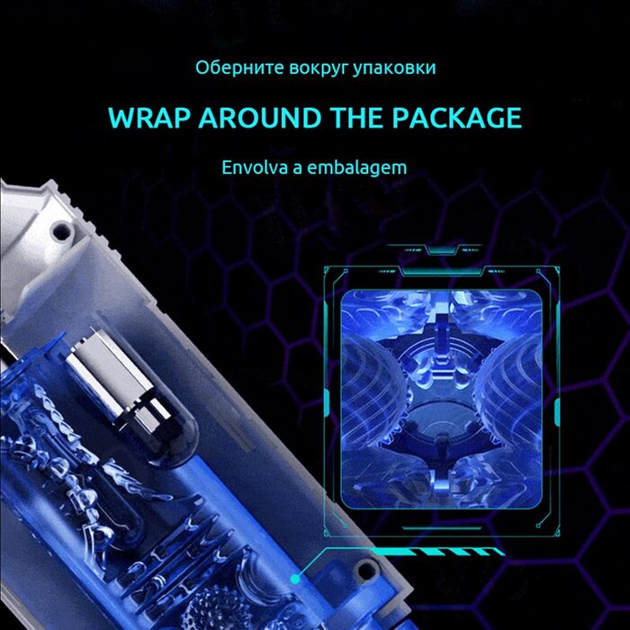 Автоматичний мастурбатор QgLust з AI-керуванням: 3 режими всмоктування та 10 вібрацій для чоловіків