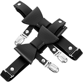 Затискач для панчіх Minkissy: регульований ремінь для ніг, стрічка-тримач, металевий, чорний