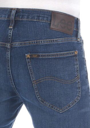 Чоловічі джинси Lee Daren Regular Fit Stretch, прямий крій, колір Bright Blue (31W / 34L)