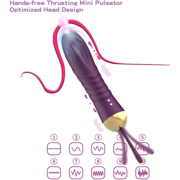 Вібратор Dildovibrator ChicLSQ зі пультом дистанційного керування – 10 режимів стимуляції та 10 режимів вібрації, вібратор G-точки для пар. Потужний та тихий AV-стабілізатор, ідеальний для самостійного та парного задоволення.