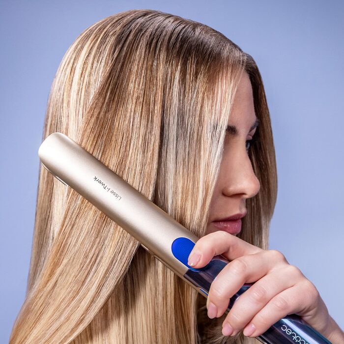 Професійний випрямляч для волосся Cecotec Lisse I-Twerk Pro: інфрачервона технологія, вібруючі керамічні пластини з турмаліновим покриттям, 160-230°C
