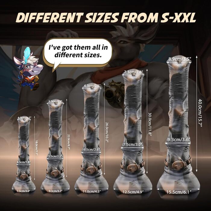 Анальний плагін Nothosaur HUNTER JACK 23.5 см для пар: сталевий, з ременем, для чоловіків та жінок