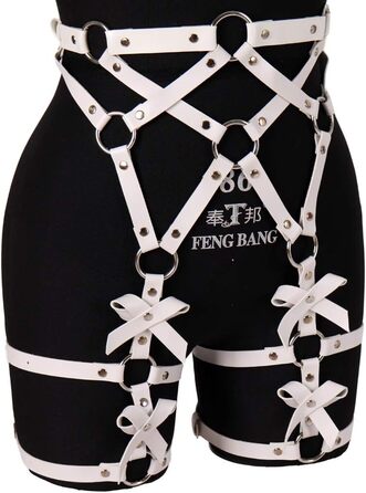 Жіночий корсет-зачіп з PU шкіри, чорний, стимпанк, корсет з ремінцями