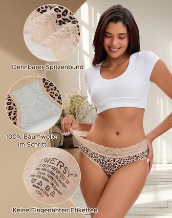 Слідки жіночі INNERSY бавовна з мереживом, зручні, гіпстер, комплект 6 шт. (44, 4 кольори Маяр/1 фіолетовий/1 леопард)