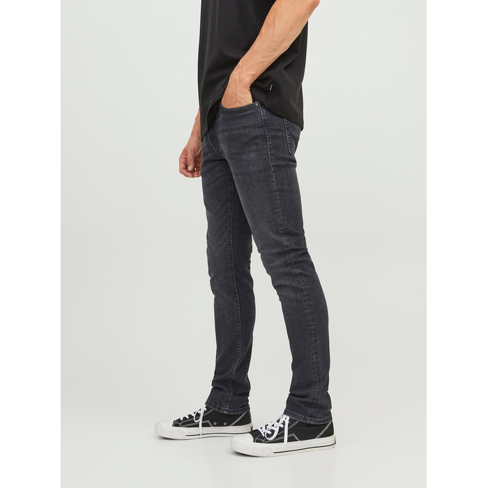 Чоловічі джинси Jack & Jones Slim Fit JJIGLENN JJORIGINAL чорного кольору, розмір 34W/34L