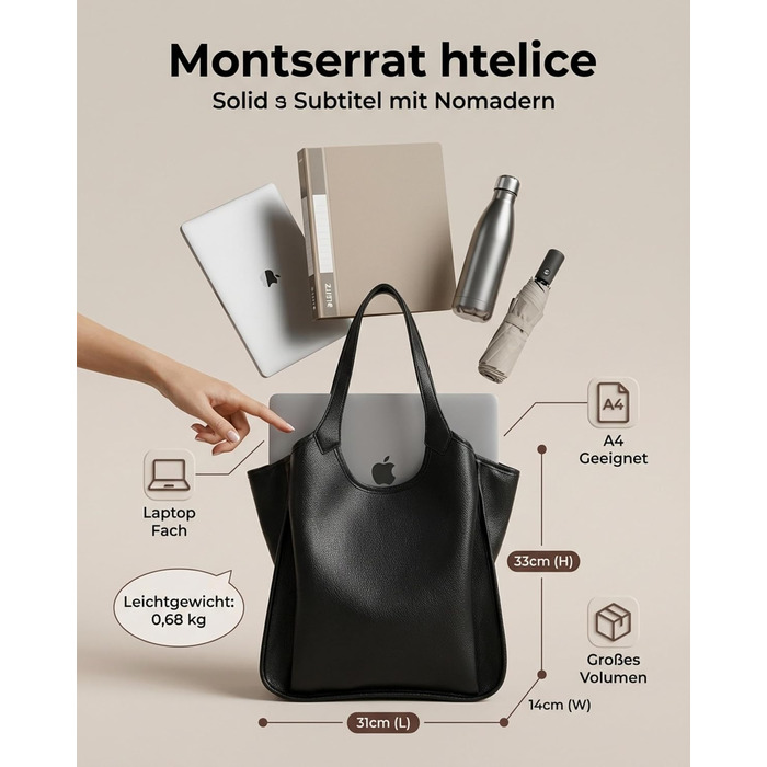 Жіноча сумка-шопер Myhozee великого розміру з екошкіри: сумка для ноутбука, робоча сумка на плече для вчителів та студентів, червона