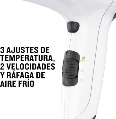 Фен для волосся Remington Power Volume D3015 з іонізацією, 2000 Вт, компактний, з дифузором та концентратором