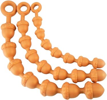 Анальні кульки з силікону NAIXBTY Extra Lang (7 кульок) з ланцюгом, анальні пробки, для чоловіків та жінок