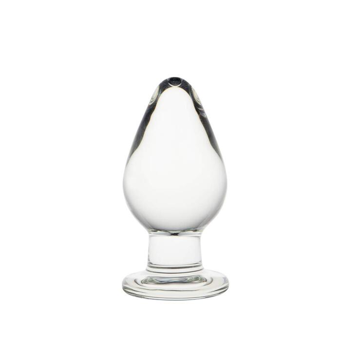 Анальний розширювач зі скляним конусом Analplug 5 см для жінок та чоловіків - кришталь