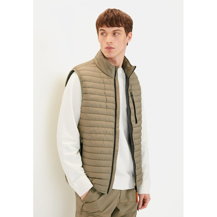 Чоловічий стібаний жилет camel active Puffer — водовідштовхувальний та вітрозахисний, зелений
