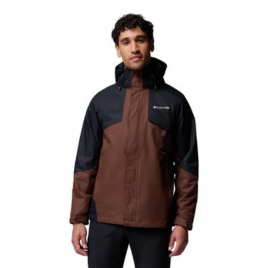 Чоловіча зимова куртка Columbia Bugaboo Fleece Interchange 3-в-1, колір Ancient Fossil, розмір L