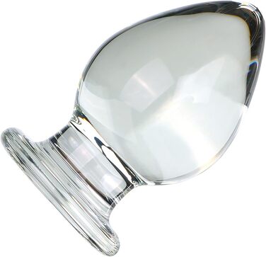 Скляний анальний плаг ScreaAss, 5 розмірів (32/40/45/55/65 мм), набір, прозорий. Іграшки для дорослих для жінок та чоловіків.