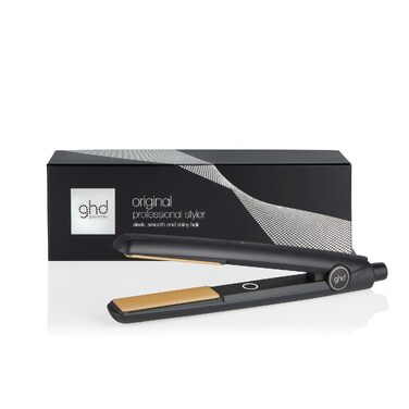 Випрямляч для волосся ghd original — стайлер для гладкості, локонів та хвиль з ефектом анти-фриз, Black