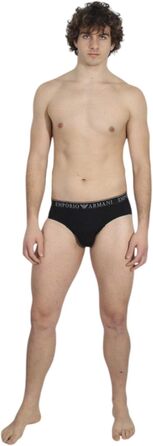 Слип чоловічий Emporio Armani (2 шт. в упаковці) (XL, Чорний/Чорний)