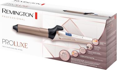 Випрямляч для волосся Remington PROluxe S9100 з керамічним покриттям Ultimate-Glide, LCD-дисплеєм та технологією OPTIheat, 150-230°C