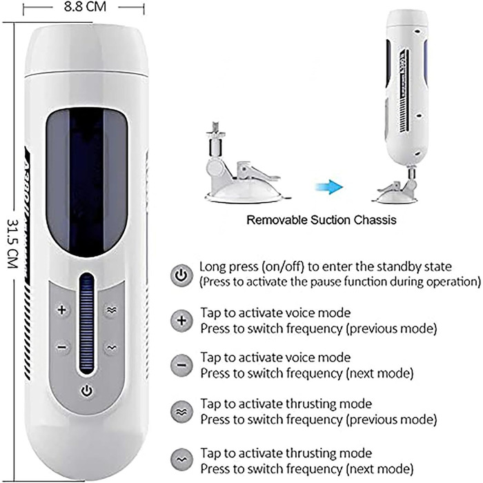 Автоматичний мастурбатор для чоловіків з телескопічними рухами - набір секс-іграшок