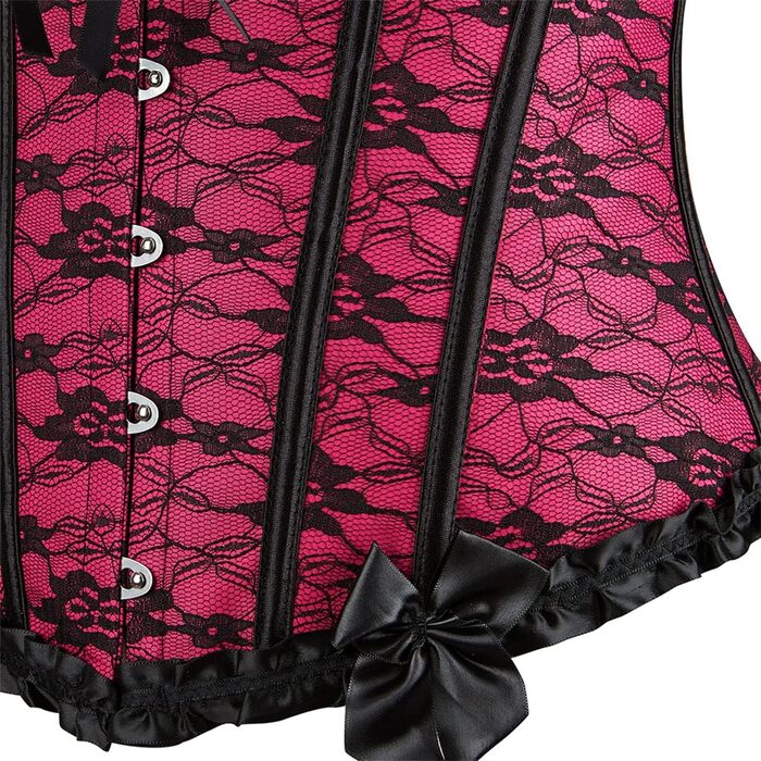 Корсет-корсет Grebrafan для жінок, червоний/рожевий, розмір 34-36