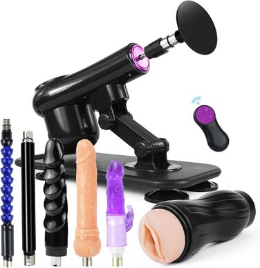 Автоматизована секс-іграшка з пультом дистанційного керування та насадкою-соскс, для чоловіків та жінок