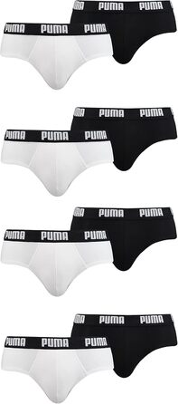 Труси чоловічі Puma Basic (8 шт.) - чорний/білий (M)