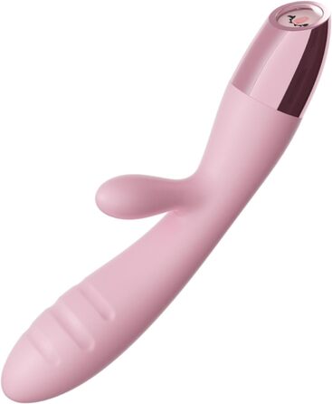 Вібратор Rabbit Rosa: 10 режимів, для клітора та G-точки, масажер для жінок та пар