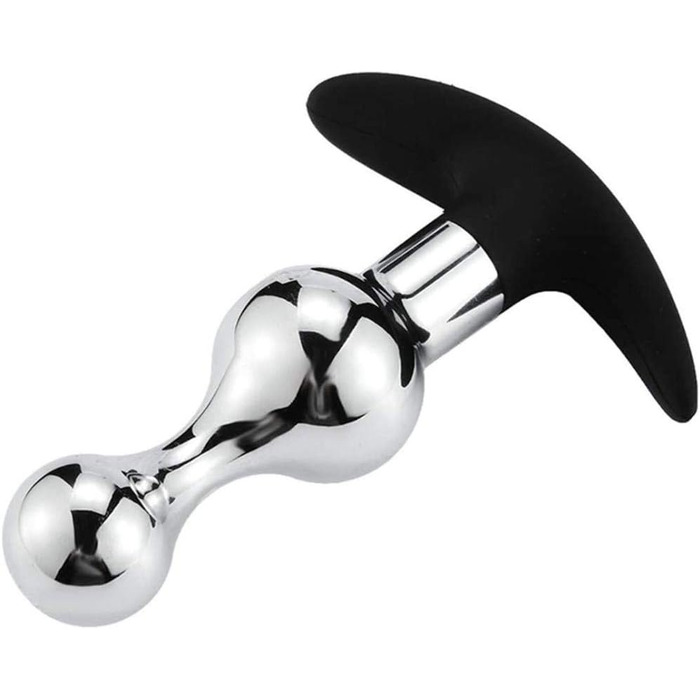 Анальний дildo з нержавіючої сталі для дорослих. Іграшки для БДСМ, анальний секс. Підходить для жінок та чоловіків.
